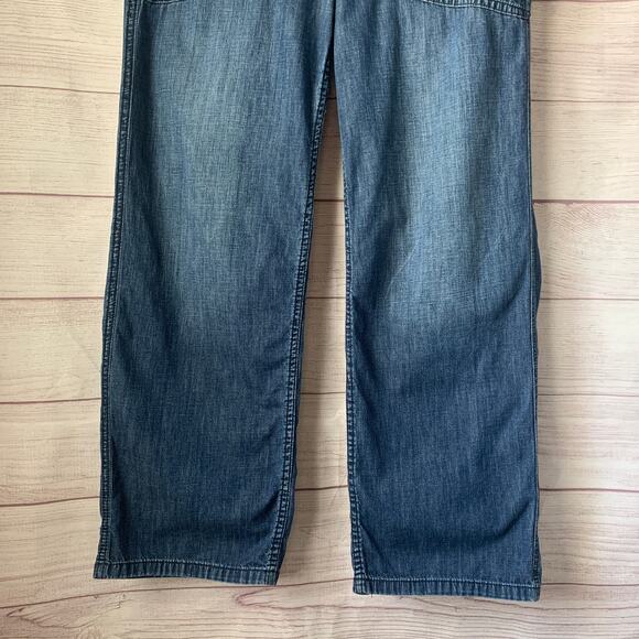 We The Free Free People Denim Jeans Cargo Utility Pants Drawstring Size S - Picture 3 of 14